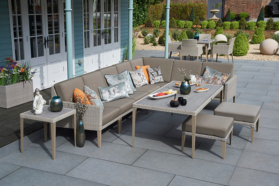 Rattan Corner Sofa Dining Sets