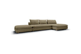 Malvern Large Right Hand Chaise Corner Sofa Set 2