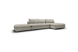 Malvern Large Right Hand Chaise Corner Sofa Set 2