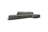 Malvern Large Right Hand Chaise Corner Sofa Set 2