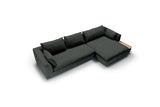 Malvern Medium Left Hand Chaise Corner Sofa Set 1