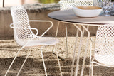 CLEARANCE | 130cm Remy Round Dining Table - Cream/Natural