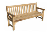 180cm Teak Park Bench