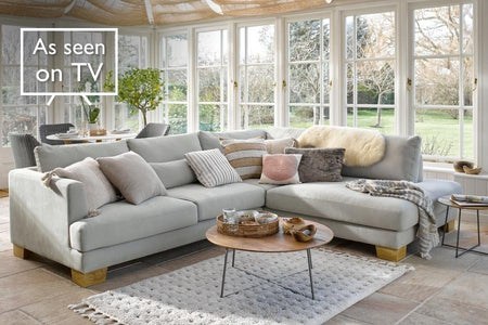 Buckingham Medium Left Hand Chaise Corner Sofa Set 2