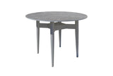 100cm Henley Porcelain Slate & Aluminium Round Dining Table
