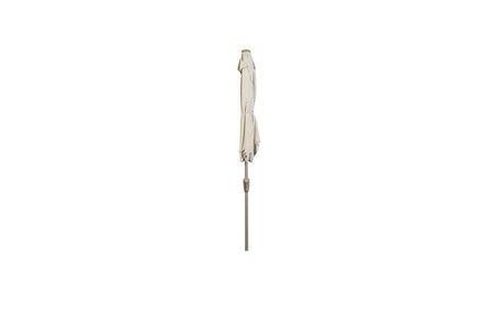 2.5m Deluxe Round Aluminium Parasol - Almond