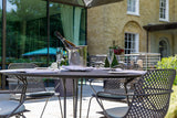 130cm Remy Round Dining Table - Grey/Black