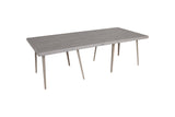 240cm Hampstead Stone Rectangular Dining Table with 2 Dining Armchairs & 8 Dining Chairs