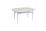 158cm Henley Porcelain Marble & Aluminium Oval Dining Table