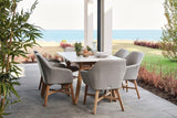 Bespoke Henley Porcelain Marble & Teak Dining Table