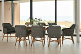 Bespoke Henley Porcelain Marble & Teak Dining Table