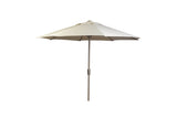 3m Deluxe Round Aluminium Parasol - Almond