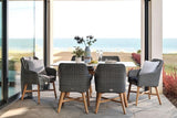 Bespoke Henley Porcelain Marble & Teak Dining Table
