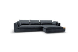 Malvern Medium Left Hand Chaise Corner Sofa Set 1