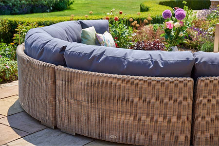 Kensington Curved Rattan Modular Sofa Set A (Without Coffee Table)