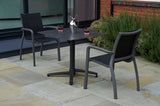 80cm Paris Anthracite Square Folding Table