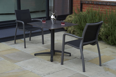 Paris Volcano/Black Stacking Armchair