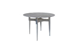 100cm Henley Porcelain Slate & Aluminium Round Dining Table
