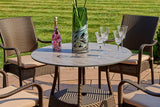 90cm Windsor Bronze Round Dining Table