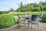 Windsor Grey Stacking Armchair