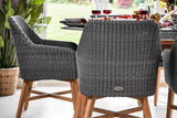 Cliveden Dining Armchair with Teak Legs