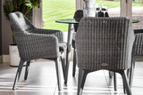 Cliveden Dining Armchair with Aluminium Legs