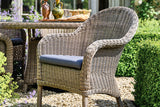 150cm Kensington Round Dining Table with 6 Dining Armchairs