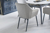 CLEARANCE |Richmond Dining Armchair with Aluminium Legs