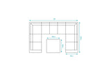 Ascot Modular Sofa Set E