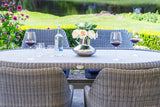 180cm Cliveden Oval Dining Table with 6 Dining Armchairs