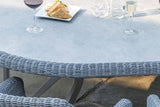 230cm Cliveden Oval Dining Table with 8 Dining Armchairs
