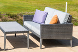 110cm Hampstead Grey Rectangular Coffee Table