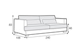 Buckingham 3 Seater Sofa