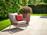 Cannes 2 Seater Sofa with 2 Lounge Armchairs, Coffee Table & Side Table