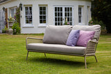 Cannes 2 Seater Sofa with 2 Lounge Armchairs, Coffee Table & Side Table