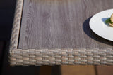 CLEARANCE | 90cm Hampstead Stone Square Dining Table  with Synthetic Composite Top