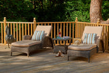 2 Marlow Sun Loungers with Square Side Table