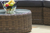 4 Piece Mayfair Curved Rattan Modular Sofa Set