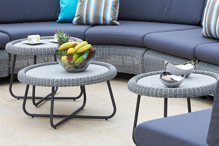 Cliveden Rattan Curved Modular Sofa Set A