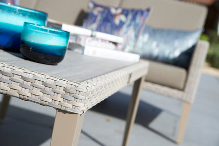 CLEARANCE | 110cm Hampstead Stone Rectangular Coffee Table with HPL Top