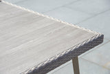 240cm Hampstead Stone Rectangular Dining Table with 10 Stacking Armchairs
