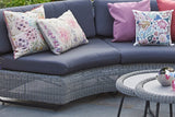 Cliveden Rattan Curved Modular Sofa Set D