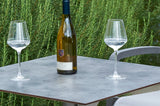 80cm Paris Silver Square Folding Table