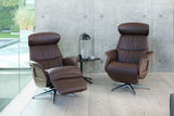 Odense Reclining Chair with Integrated Footstool
