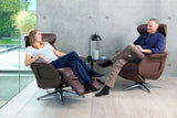 Odense Reclining Chair with Integrated Footstool