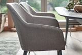 CLEARANCE |Richmond Dining Armchair with Aluminium Legs