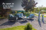 Hampstead Grey 2 Seater Sofa with 2 Lounge Armchairs & Rectangular Coffee Table