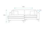 Harrogate 4 Seater Left Hand Chaise Sofa