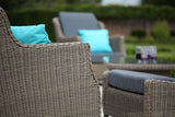 Kensington High Back Lounge Armchair with Footstool