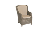 180cm Kensington Oval Dining Table with 6 High Back Dining Armchairs